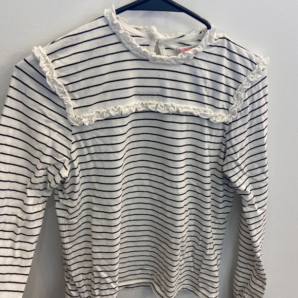 Sundry Size 1 Ruffle Bib Top - Picture 5 of 11